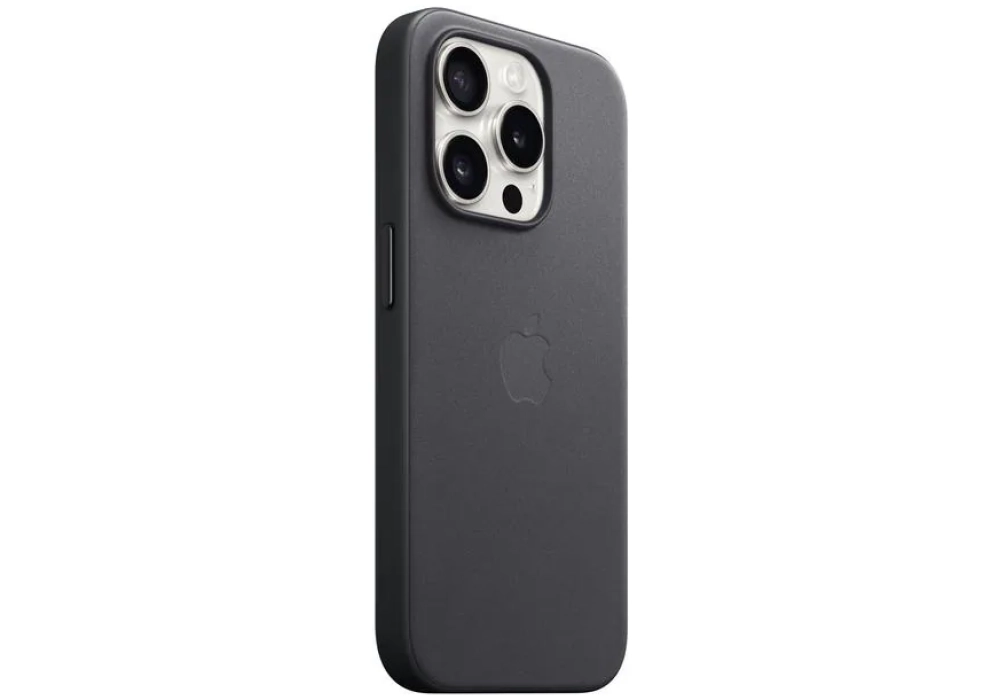 Apple Etui FineWoven avec MagSafe iPhone 15 Pro Noir