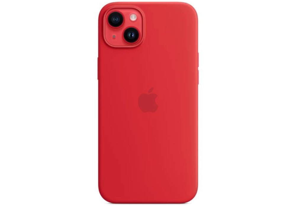 Apple Silicone Case avec MagSafe iPhone 14 Plus (Rouge)