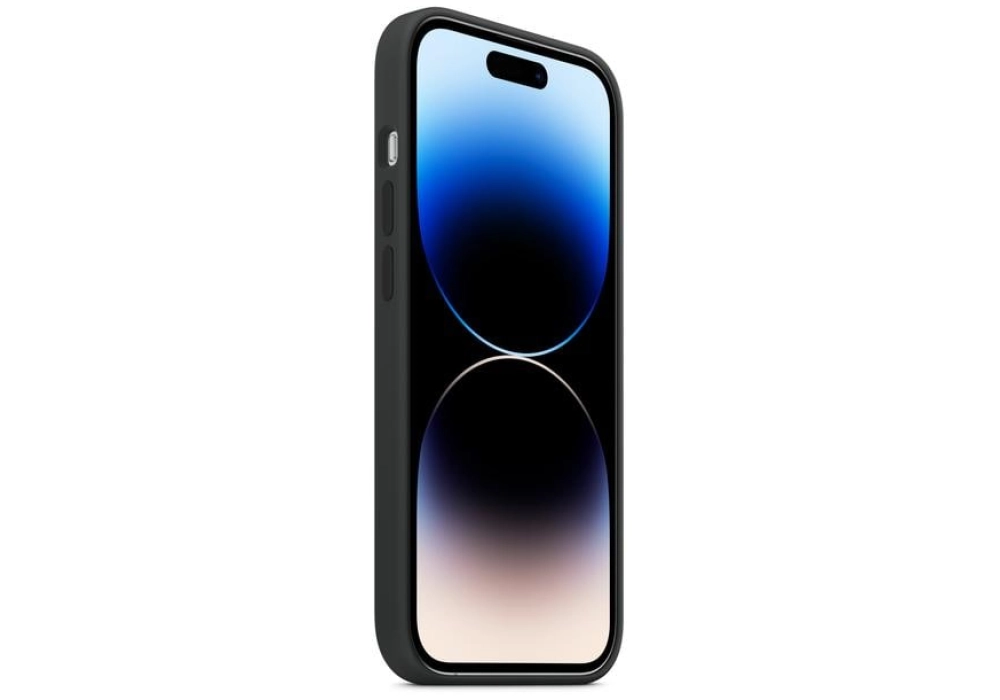 Apple Silicone Case avec MagSafe iPhone 14 Pro (Noir)
