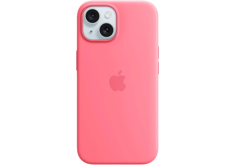 Apple Silicone Case avec MagSafe iPhone 15 Pink