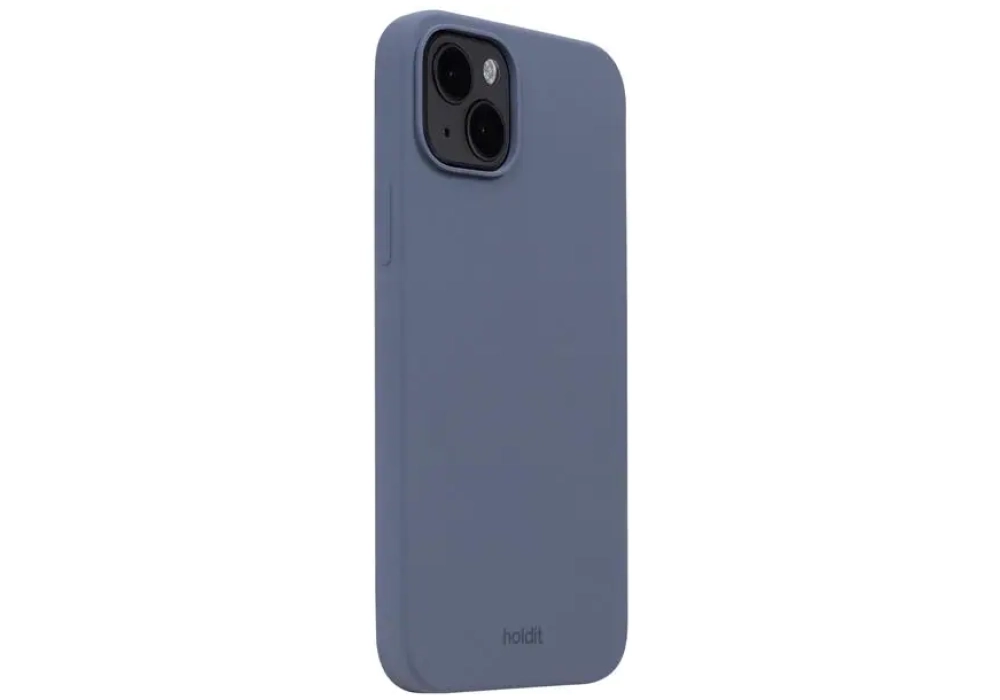 Holdit Coque arrière Silicone iPhone 14 Plus (Bleu)