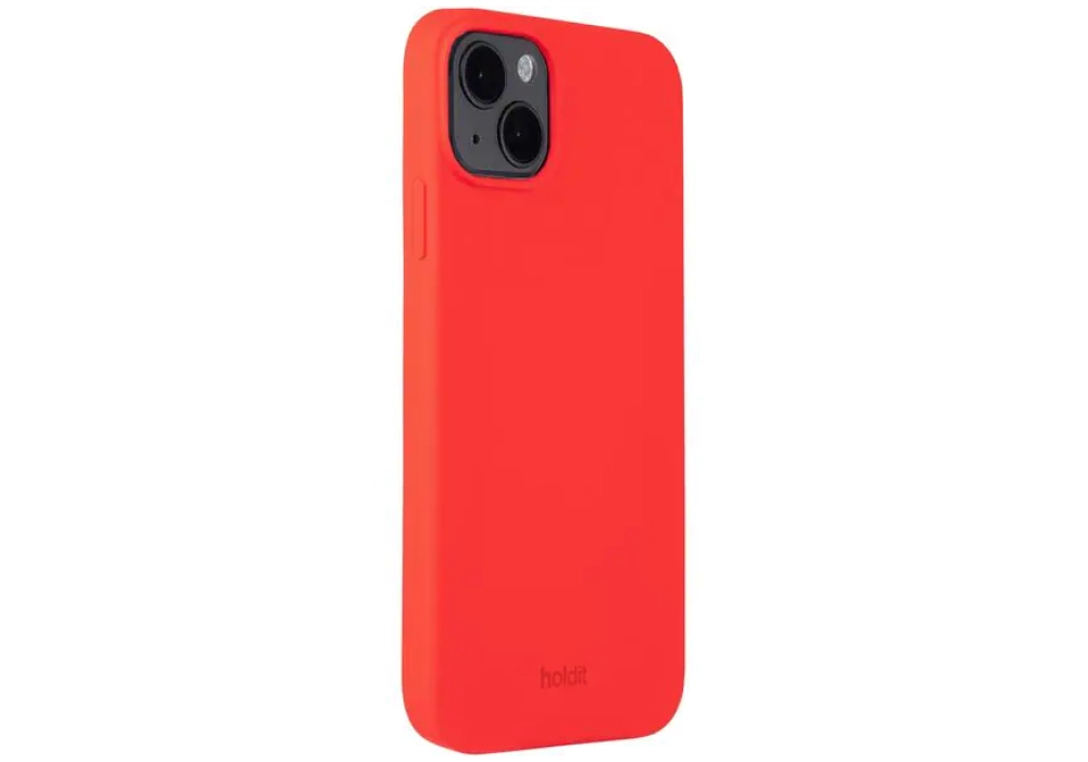 Holdit Coque arrière Silicone iPhone 14 Plus (Chili Red)