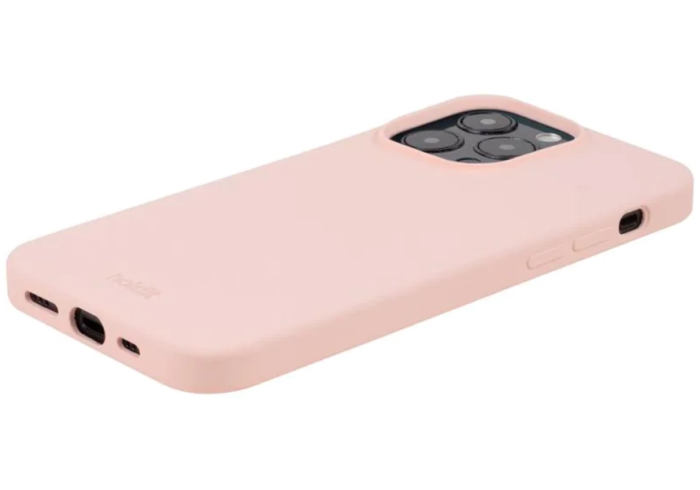 Holdit Coque arrière Silicone iPhone 14 Pro Max (Rose)