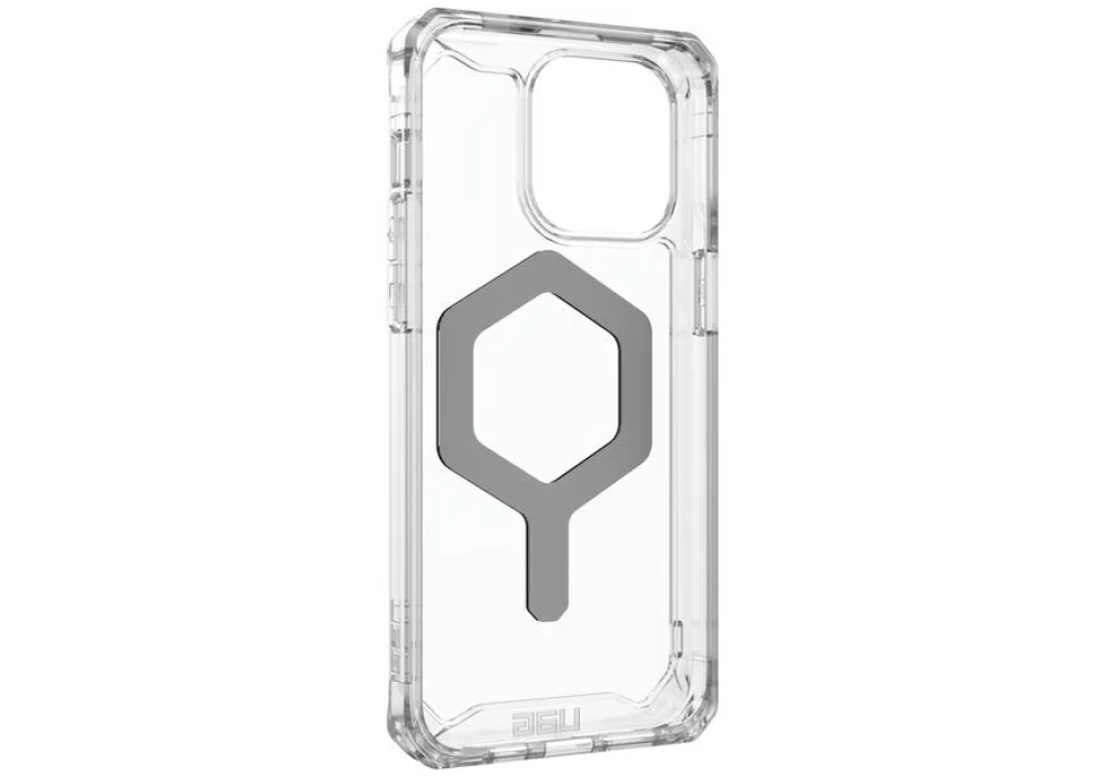 UAG Coque arrière Plyo MagSafe Apple iPhone 15 Pro Max Ice/Silver