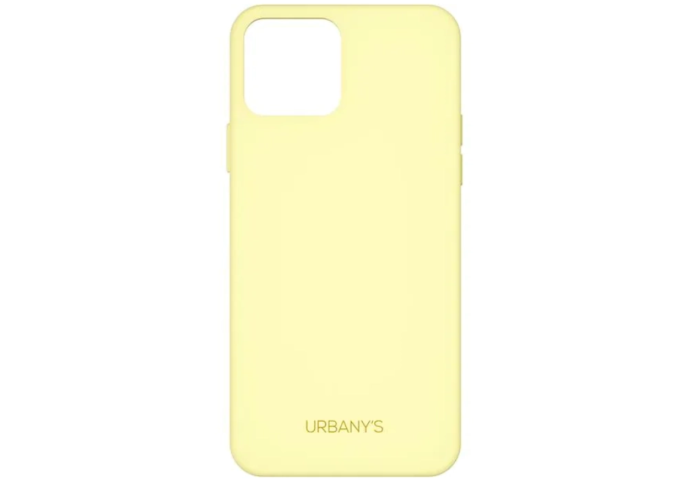 Urbany's Coque arrière Silicone iPhone 14 (Bitter Lemon)