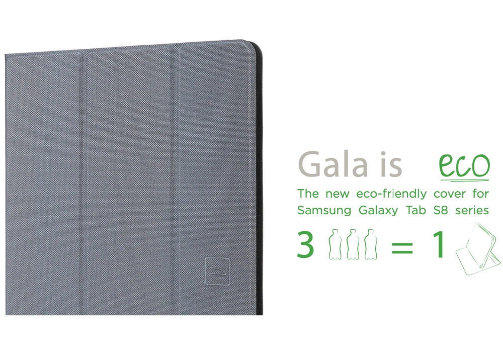 Tucano Gala Folio pour Samsung Galaxy Tab S8 Ultra (Gris)