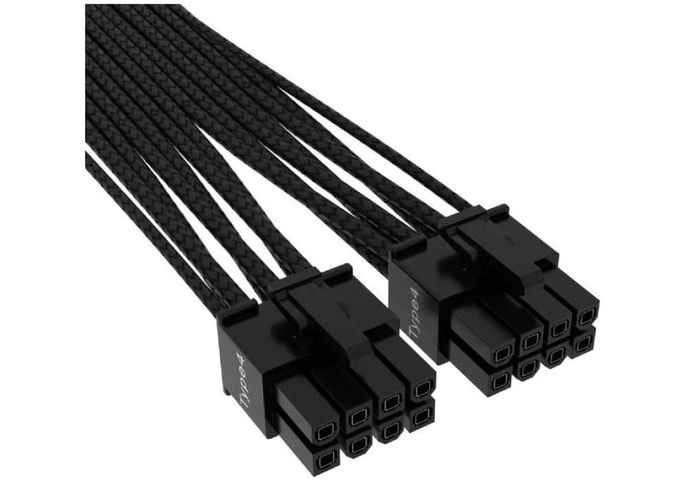 Corsair Câble Premium 12+4 broches 12VHPWR 600 W noir