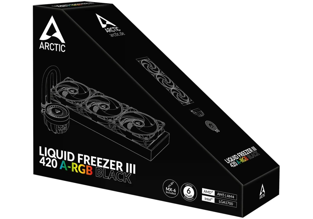 Arctic Cooling Liquid Freezer III 420 A-RGB Noir
