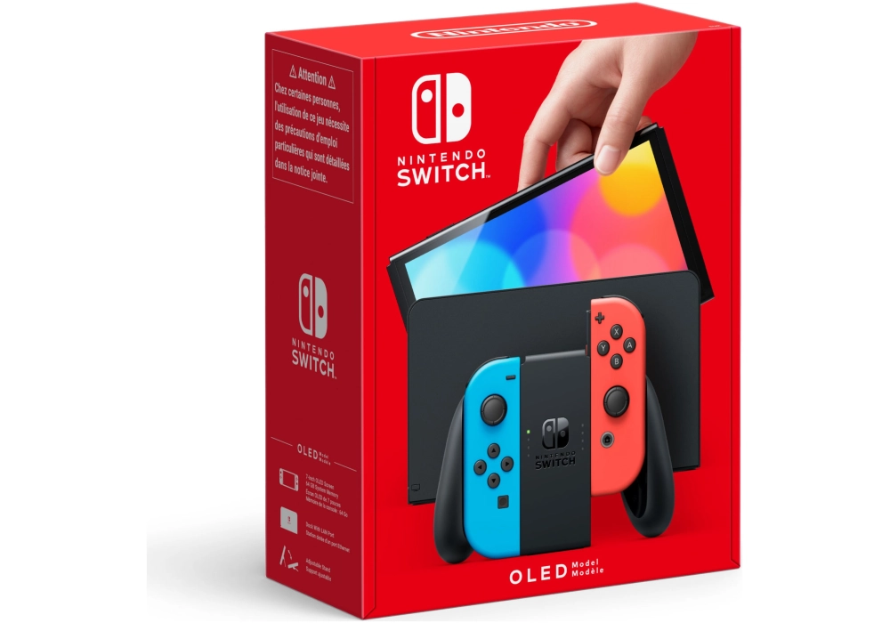Nintendo Switch OLED (Bleu/Rouge)