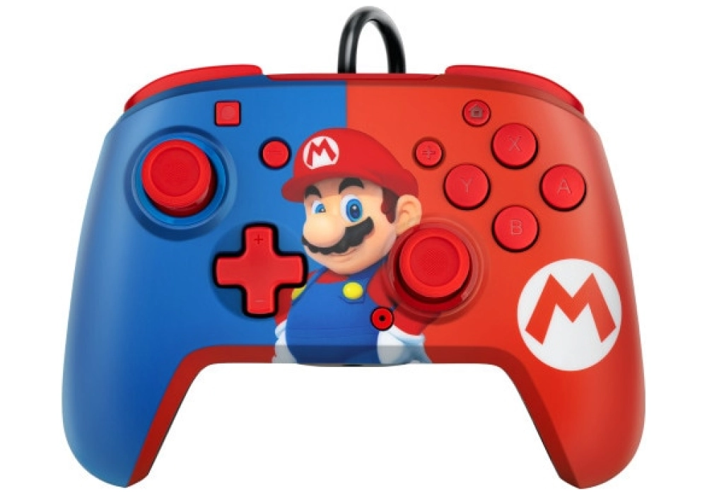 pdp Faceoff Deluxe+ Audio Wired Controller (Mario)