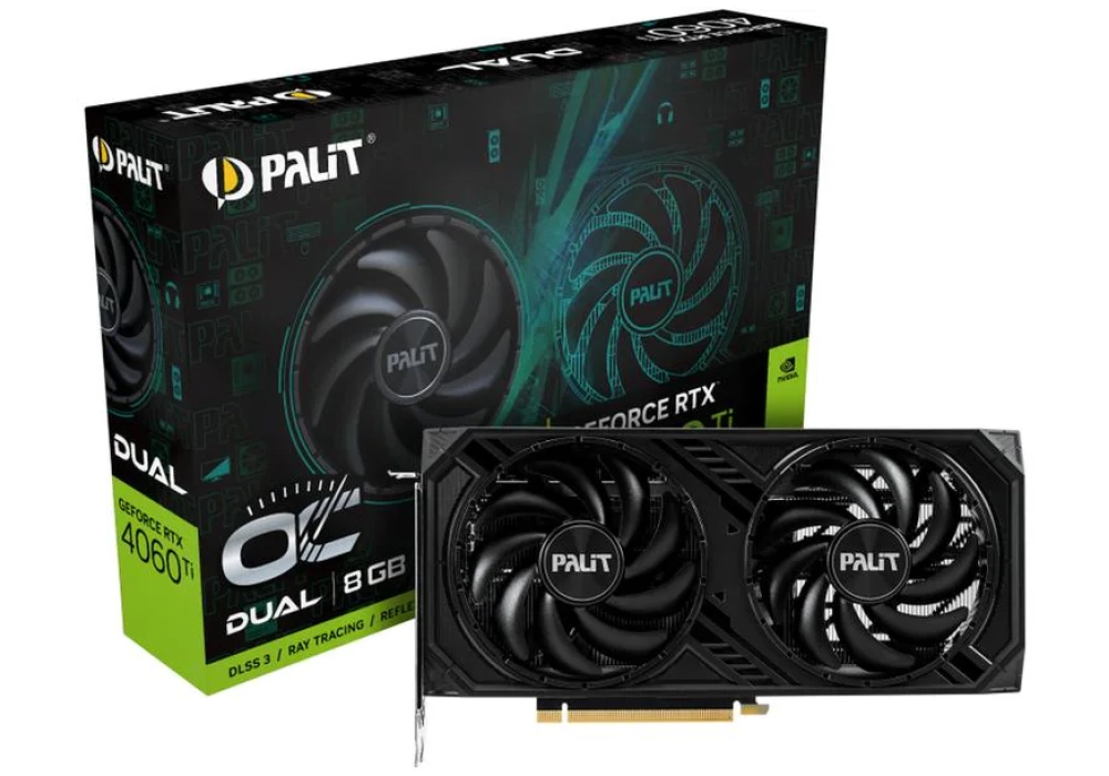 Palit GeForce RTX 4060 Ti Dual OC 8 GB