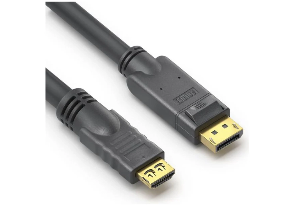 PureLink Câble actif 4K – DisplayPort - HDMI, 15 m