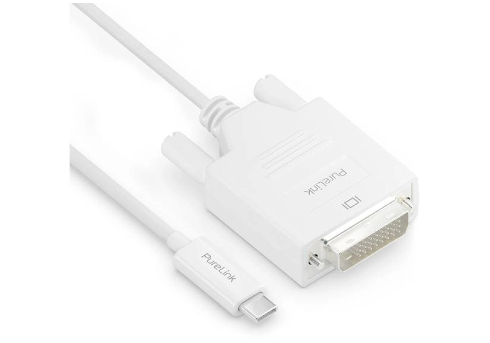 Purelink IS2210-010 USB type C - DVI-D - 1.0 m (Blanc)