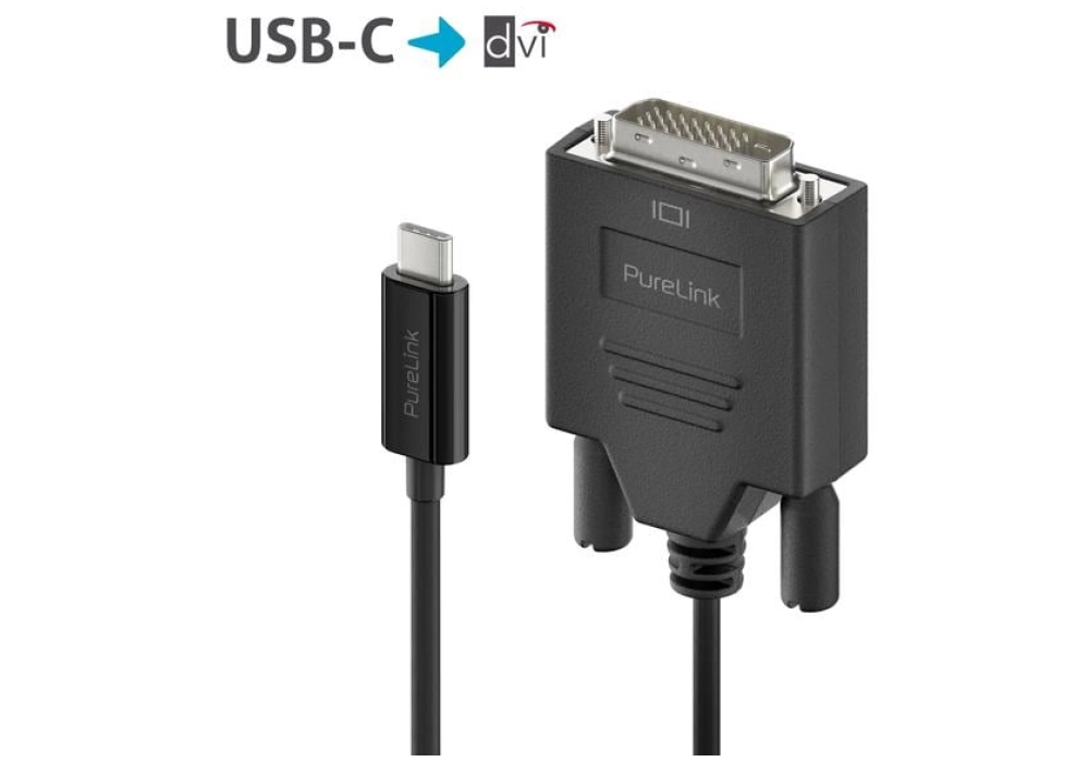 Purelink IS2211-015 USB type C - DVI-D - 1.5 m (Noir)