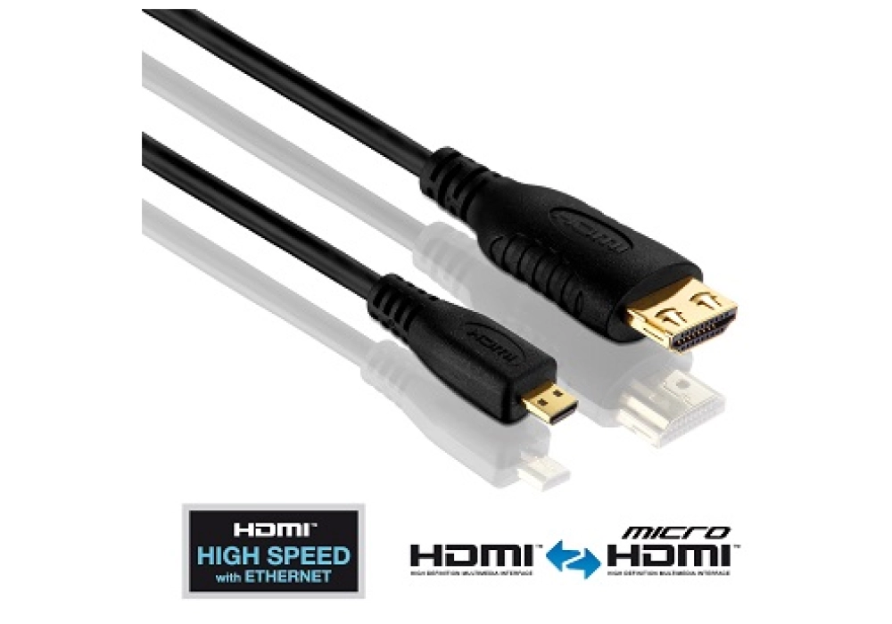 Purelink PureInstall Series High Speed Micro HDMI Cable - 2.0 m