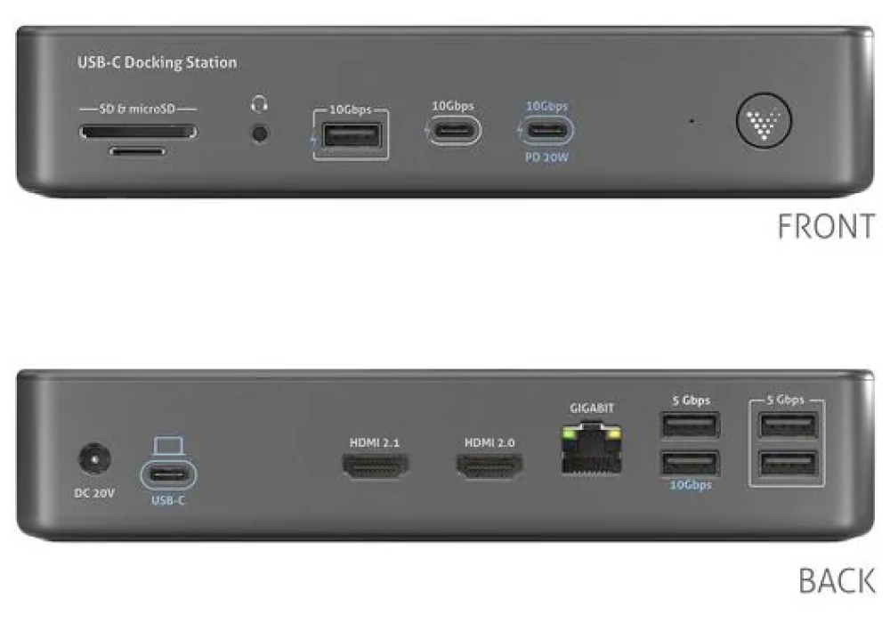 PureLink Station d'accueil USB-C VL-D200
