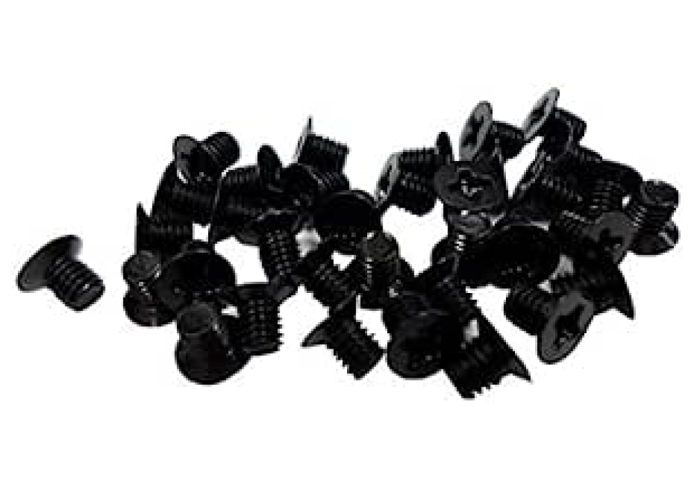 QNAP SYSTEMS QNAP Screw Pack SCR-HDD25A-96, for 2.5 inch HDD Installation, 96 Pieces