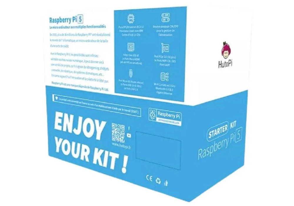 Raspberry Kit de démarrage Pi 5B 4 GB