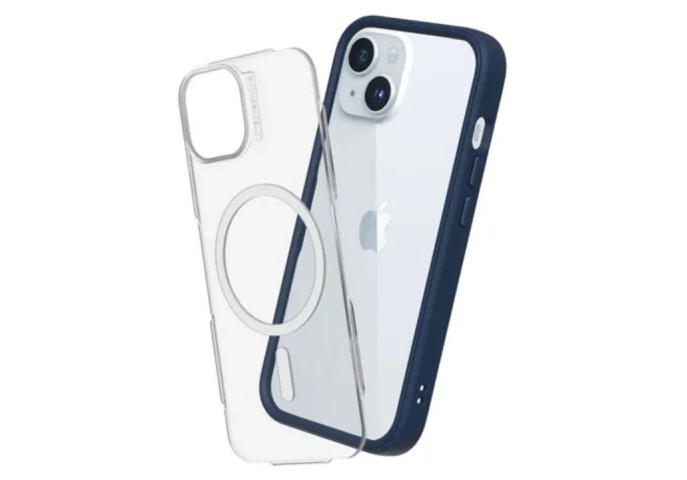 Rhinoshield Mod NX MagSafe iPhone 15 Plus Bleu marine