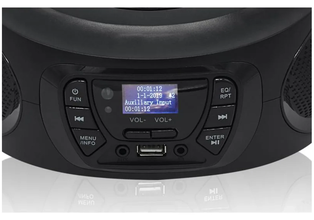 Roadstar Lecteur radio/CD CDR-375 Noir