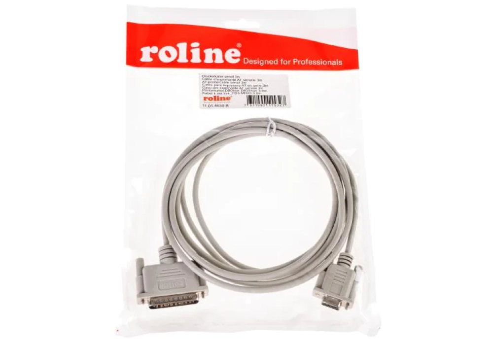 Roline Câble adaptateur RS-232 DB9 - DB25 (f-m) - 3.0 m