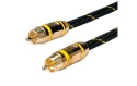 ROLINE GOLD Câble de raccordement RCA simplex M / M, jaune, 5 m