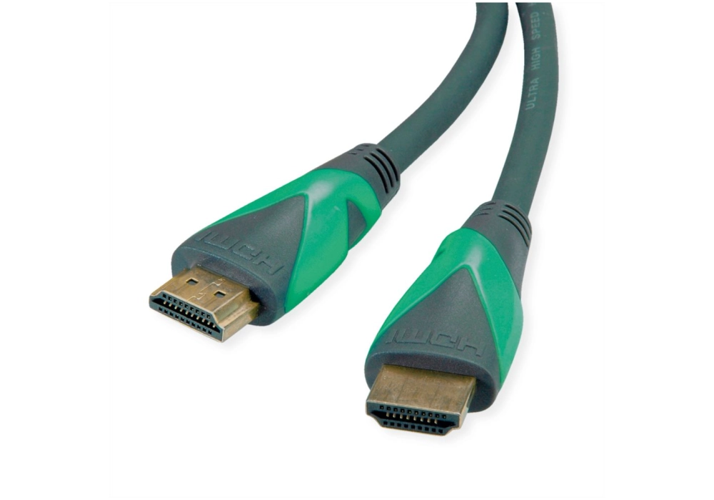 ROLINE GREEN ATC Câble HDMI avec Ethernet Ultra HD 8K, M/M, noir - 1.0 m