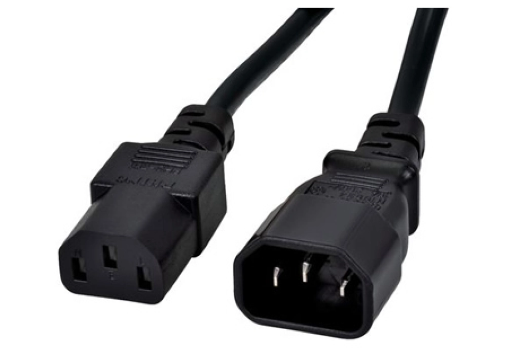 ROLINE PC Power Cable Extension / UPS Cable - 1.0 m