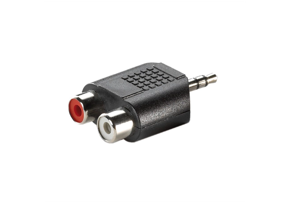 ROLINE VALUE 3.5mm Adapter, 1x 3.5mm M to 2x RCA F