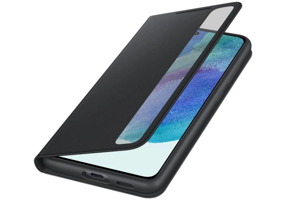 Samsung Book Cover Smart Clear View Galaxy S21 FE (Noir)