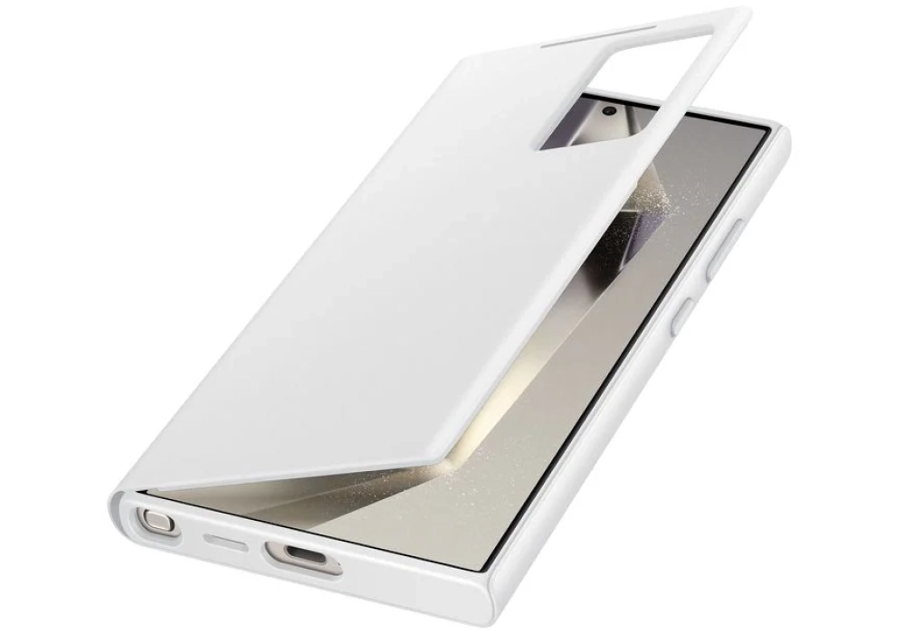 Samsung Book Cover Smart View Galaxy S24 Ultra Blanc