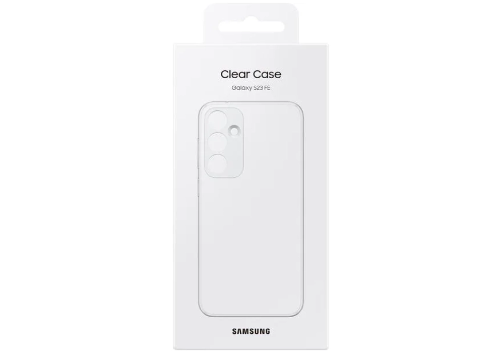 Samsung Coque arrière Clear Galaxy S23 FE Transparent