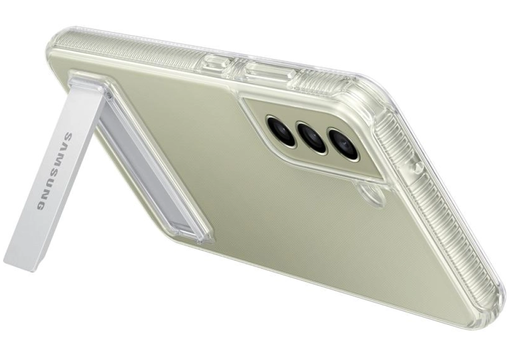 Samsung Coque arrière Clear Stand Galaxy S21 FE