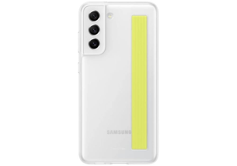 Samsung Coque arrière Clear Strap Galaxy S21 FE (Blanc)