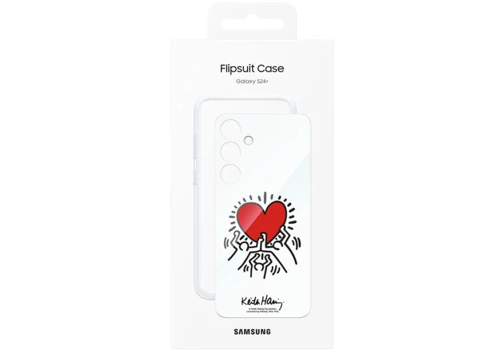Samsung Coque arrière Flipsuit Case Galaxy S24+ Blanc