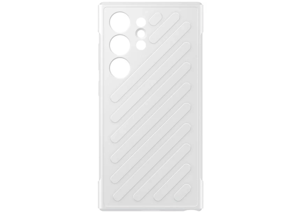 Samsung Coque arrière Shield Case Galaxy S24 Ultra Blanc