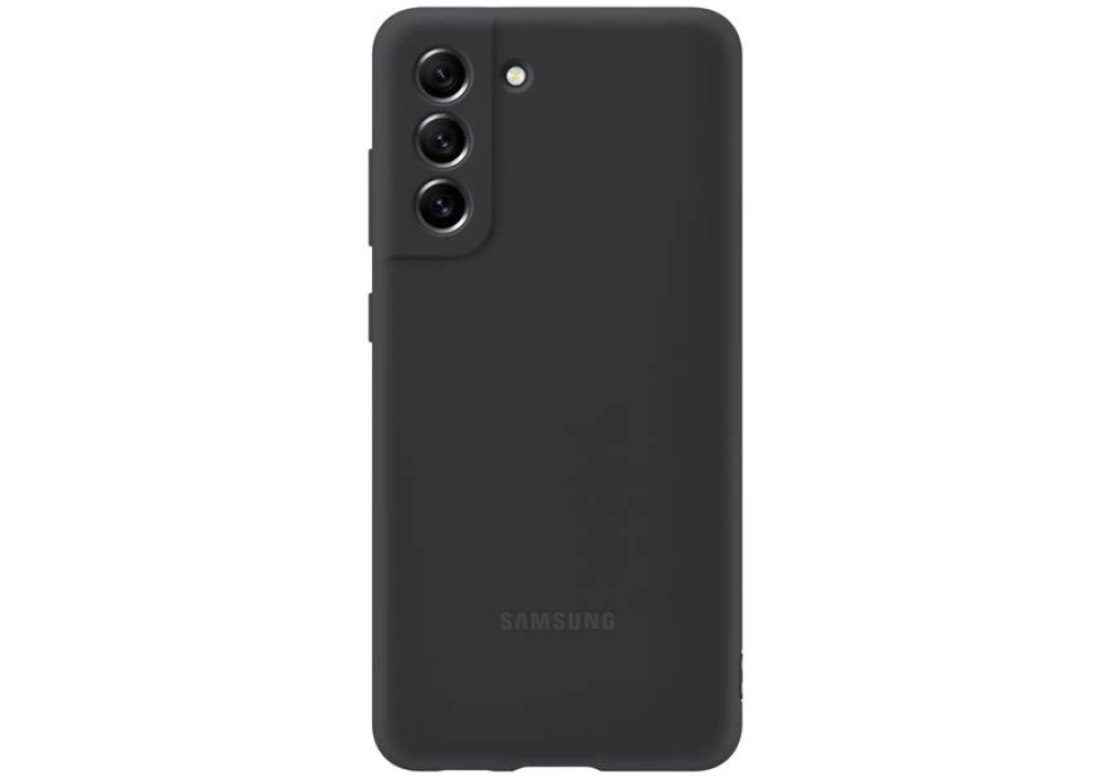 Samsung Coque arrière Silicone Galaxy S21 FE (Noir)
