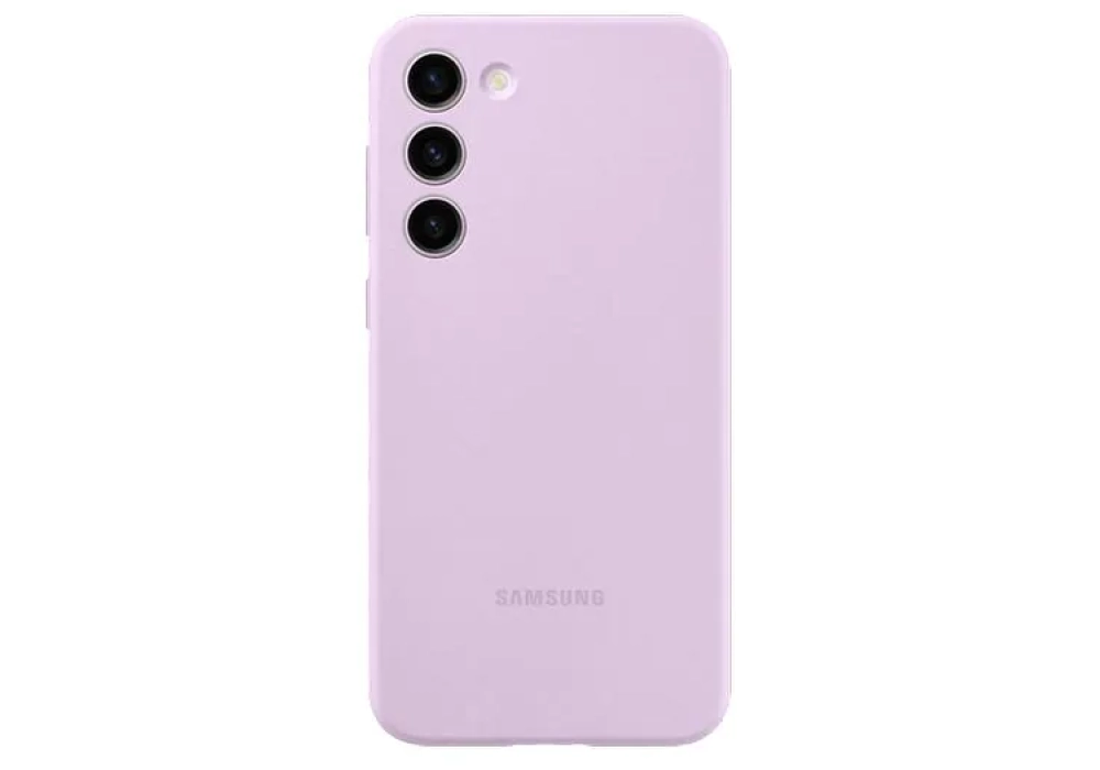 Samsung Coque arrière Silicone Galaxy S23+ Lavande