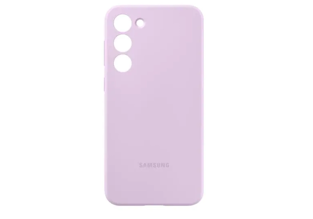 Samsung Coque arrière Silicone Galaxy S23+ Lavande
