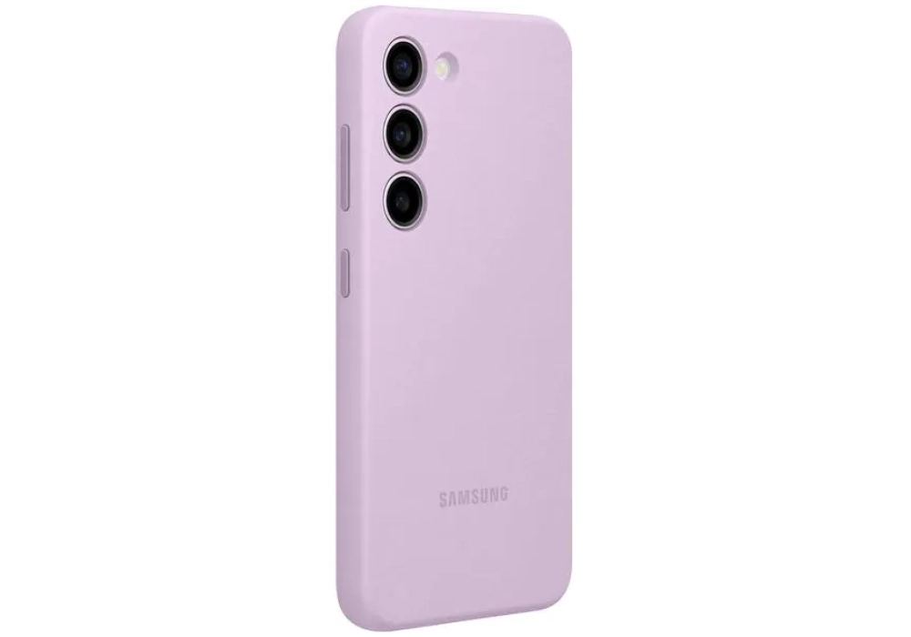 Samsung Coque arrière Silicone Galaxy S23 Lavande