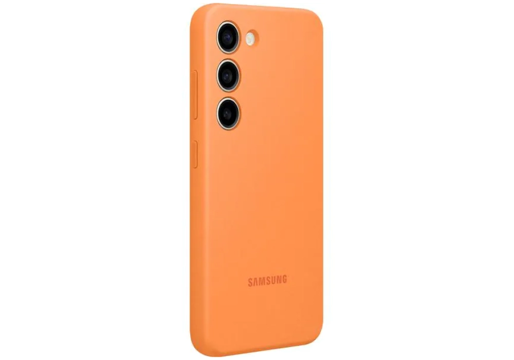 Samsung silikonowa galaktyka S23 pomarańczowa skorupa silikonowa