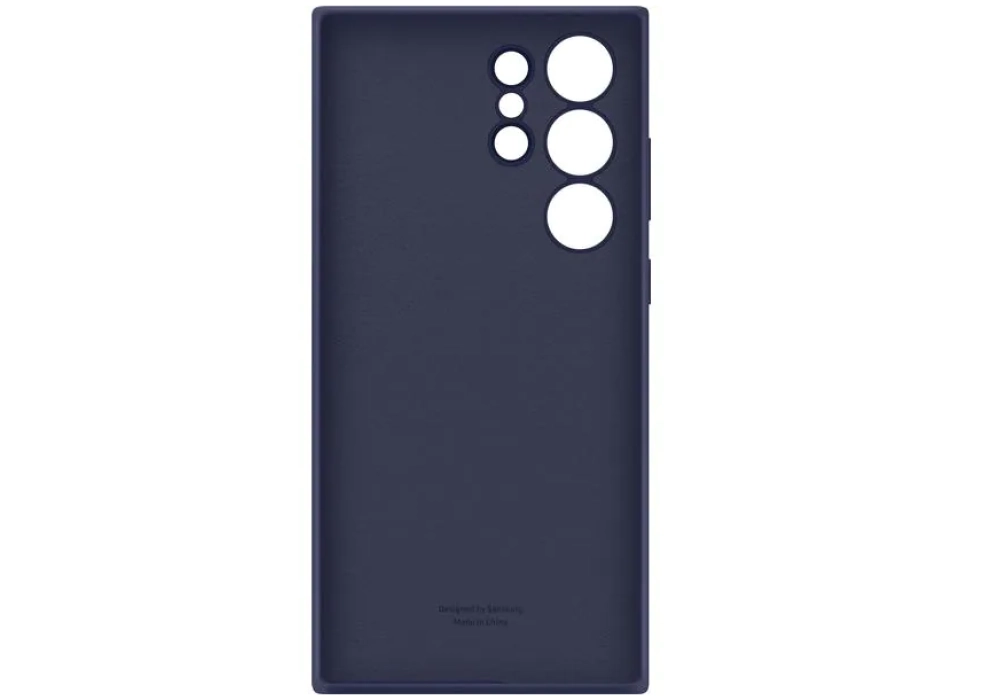 Samsung Coque arrière Silicone Galaxy S23 Ultra Navy