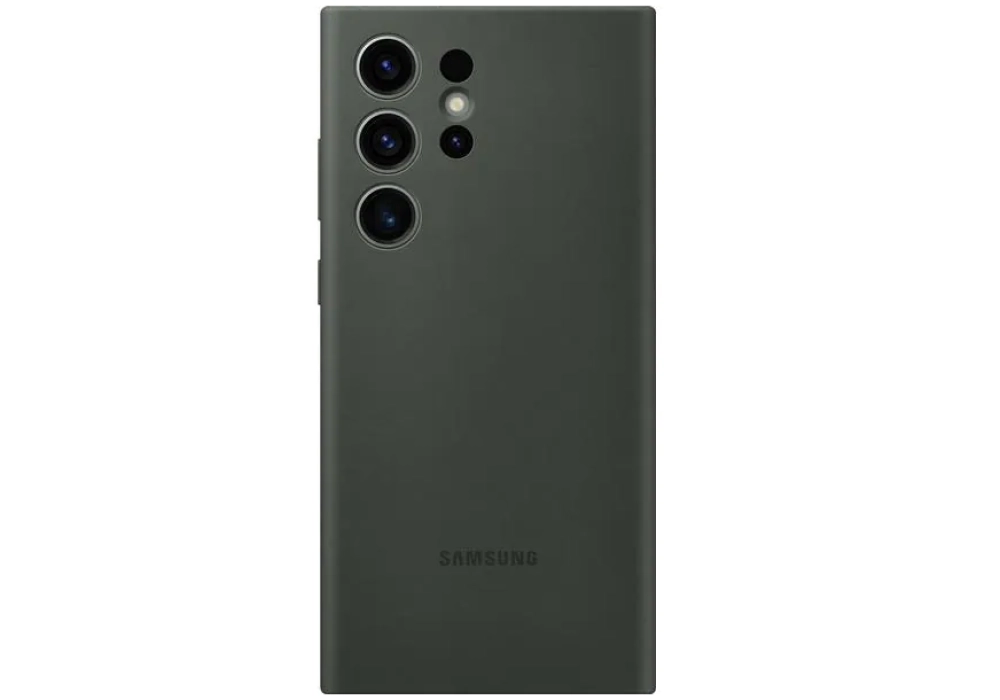 Samsung Coque arrière Silicone Galaxy S23 Ultra Vert