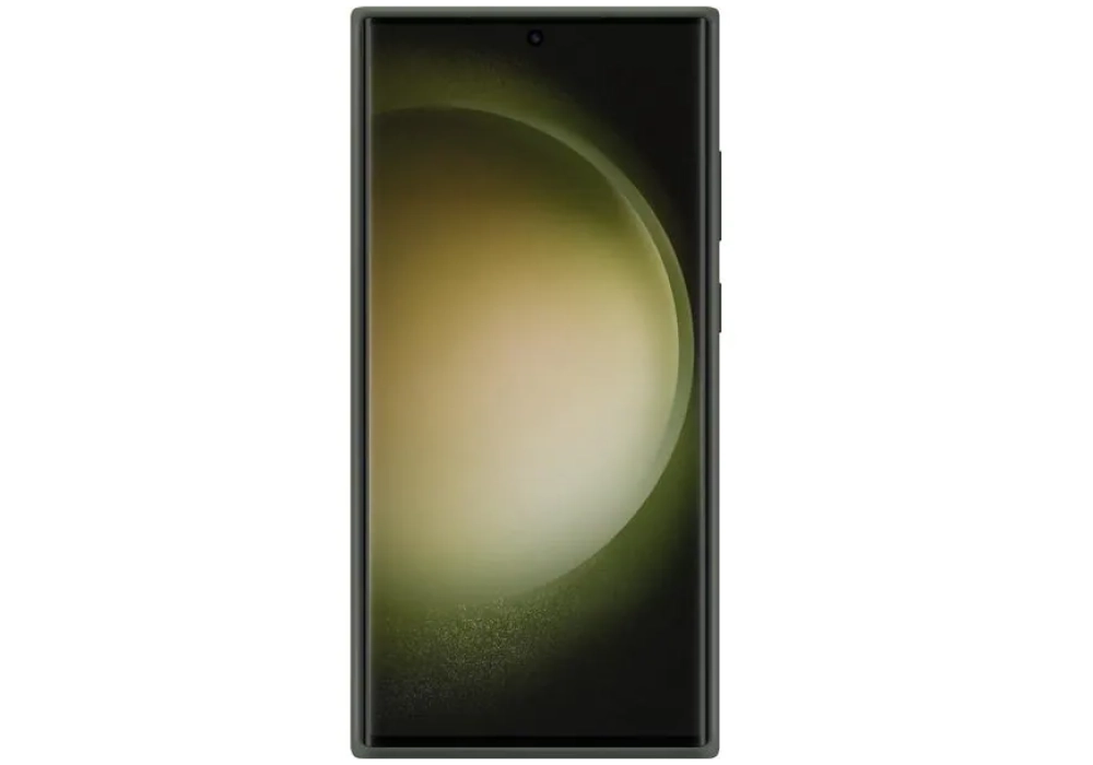 Samsung Coque arrière Silicone Galaxy S23 Ultra Vert