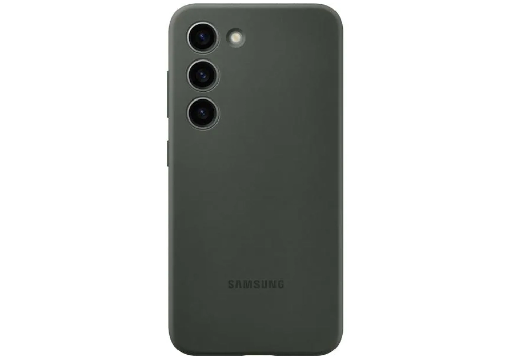 Samsung Coque arrière Silicone Galaxy S23 Vert