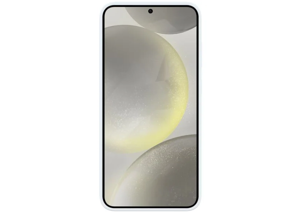 Samsung Coque arrière Silicone Galaxy S24+ Blanc