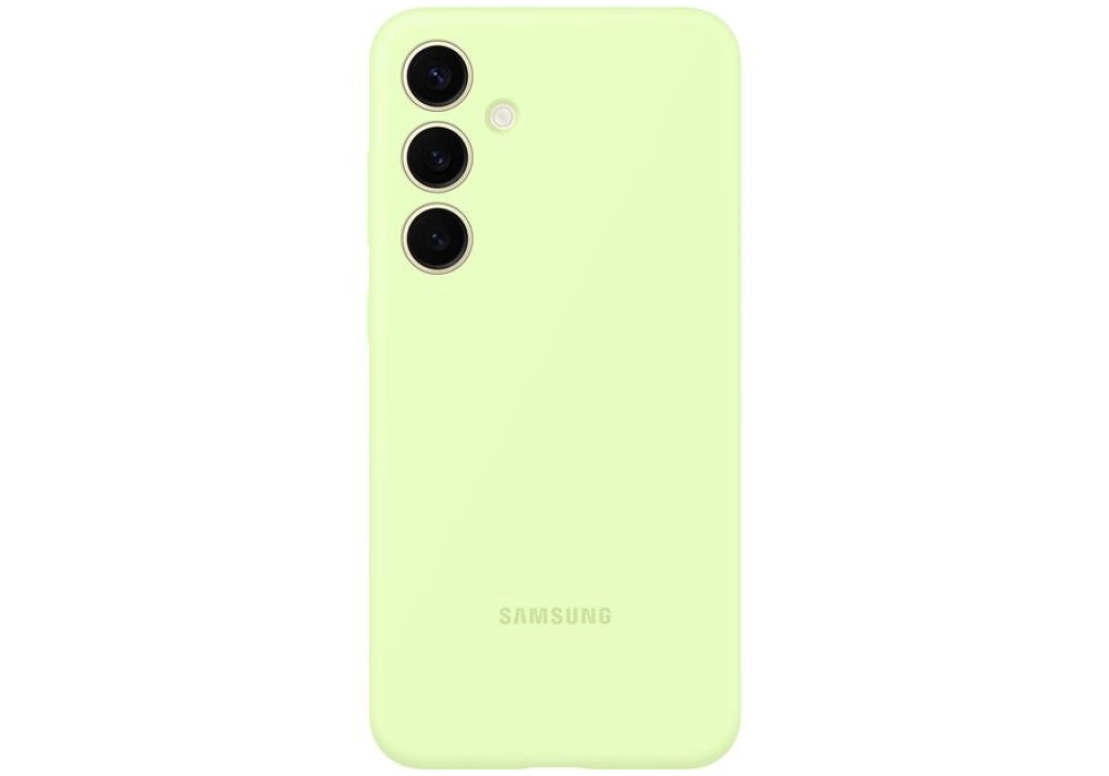 Samsung Coque arrière Silicone Galaxy S24+ Vert
