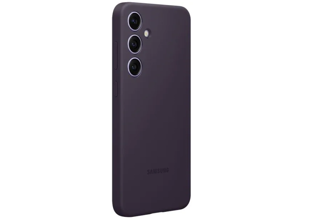 Samsung Coque arrière Silicone Galaxy S24+ Violet foncé