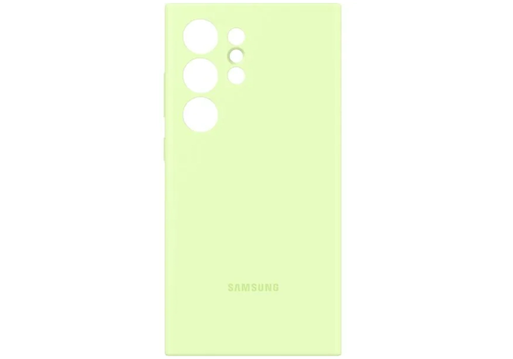 Samsung Coque arrière Silicone Galaxy S24 Ultra Vert
