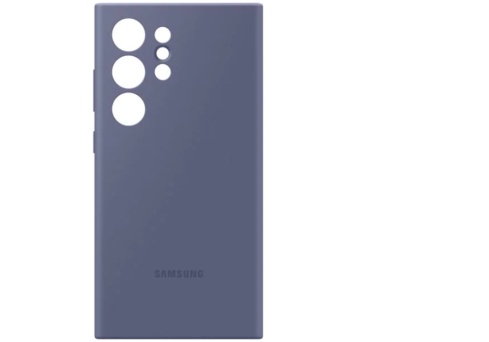 Samsung Coque arrière Silicone Galaxy S24 Ultra Violet